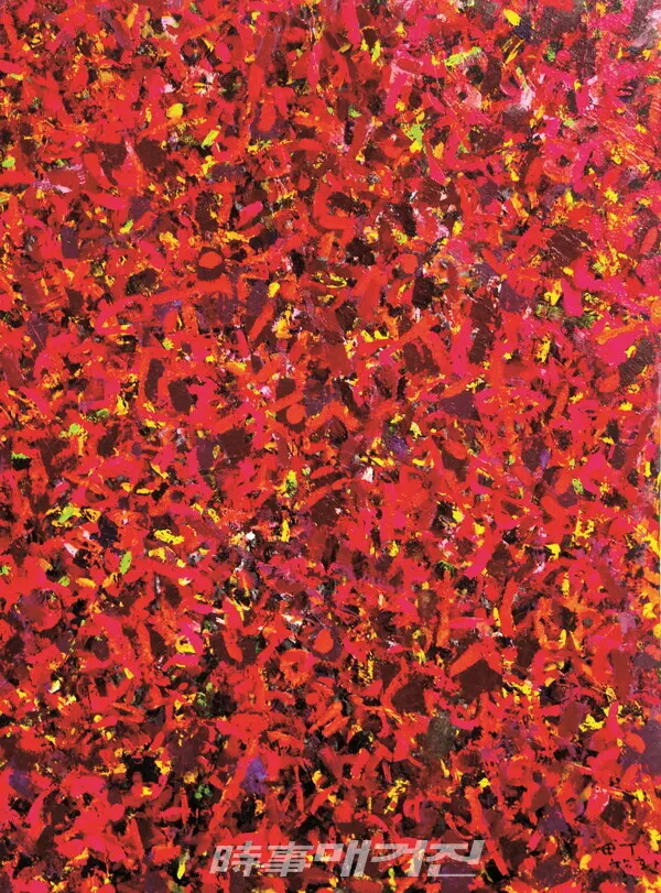 전정 박항환 화백의 작품, 90x118cm(사진_시사매거진)