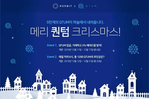 코빗, 퀀텀 상장 3% 이벤트 실시