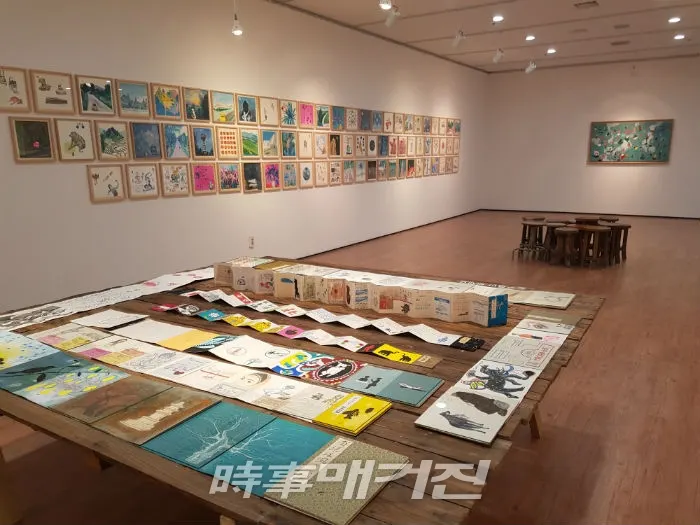2018년 미술창작 전시공간 활성화 지원 사업_군포문화예술회관 제2전시실에서 진행된 스페이스몸미술관의 연주야 출근하지 마展 (사진=한문연)