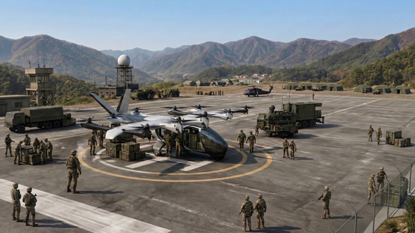 대한항공이 미국의 차세대 전기수직이착륙기(eVTOL) 선도 기업 아처 에비에이션(Archer Aviation·이하 아처)과 협력하는 군용 AAM(Advanced Air Mobility·미래 항공 모빌리티) 사업이 국내 방산업계의 주목을 받고 있다.(사진_대한항공)