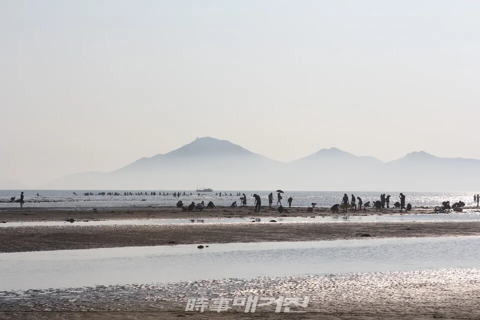 부산 다대포해수욕장 전경.(사진_문학박사 潤道 강윤관)