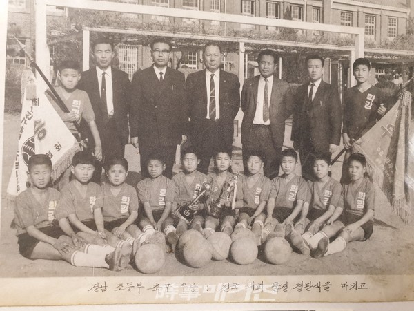 소년 축구선수로 활약했던 김지환 대표