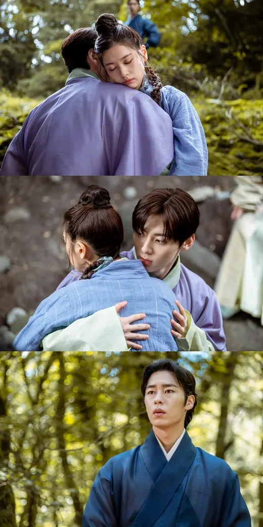 ‘환혼 인물관계도' 정소민·황민현 포옹으로 이재욱 질투심 폭발(사진=tvN)