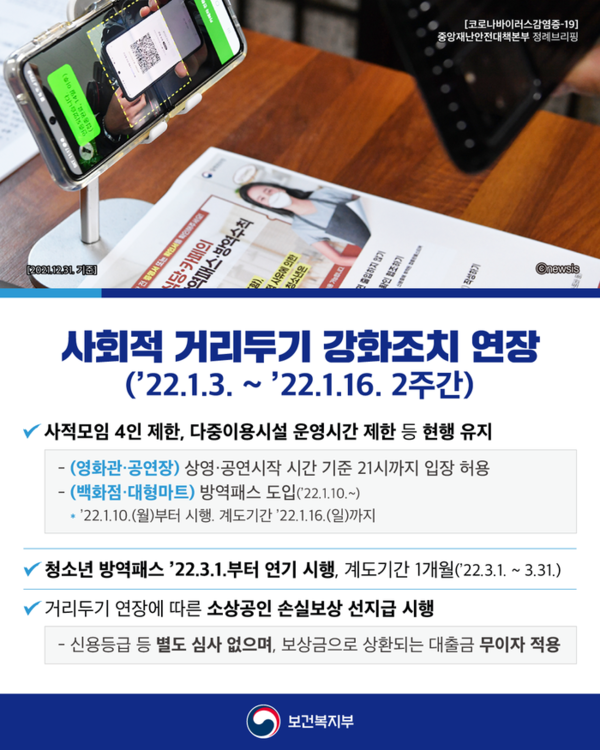 거리두기 (사진-보건복지부 제공)