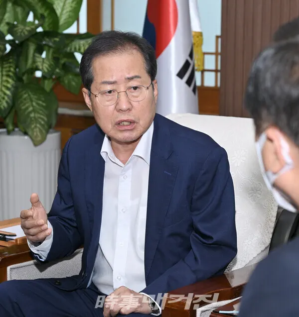 홍준표 대구시장.(사진_대구시)