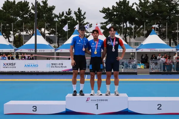 제106회 전국체전 부산 서구청 소속 롤러팀, 금 2·동 1 쾌거.(사진_부산 서구청)
