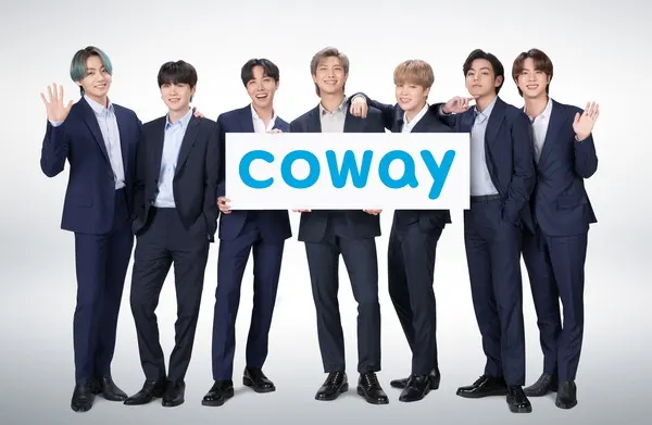 코웨이, 글로벌 브랜드 모델로 '방탄소년단' 선정