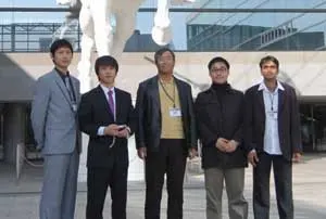▲ 윤순길 교수의 주도하에 진행된 이번 연구는 안준구 박사과정생, 박경우 석사과정생, 정현준 석사과정생 등 순수 국내 연구인력만으로 얻은 성과이다. 윤순길 교수팀은 조만간 국내 특허를 출원할 계획이다.