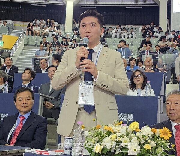 유승민 대한체육회장 (사진_이성만 기자)