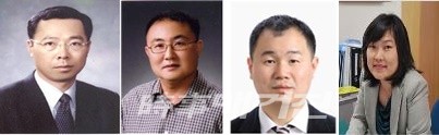 양승열 문화예술과장, 나의웅 생활환경과장, 문생환 서귀포보건소 의약관리팀장, 김경미 문~