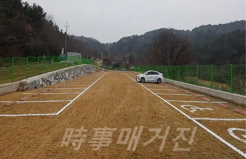 창원시, 조성공사를 마친 한들공원 주차장 (사진제공:창원시청)
