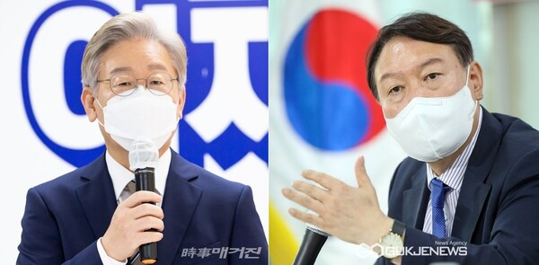 이재명 윤석열 (사진-시사매거진·국제뉴스DB)