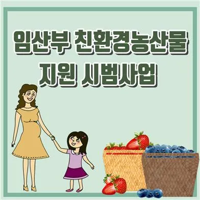 임산부 친환경 농산물 지원사업