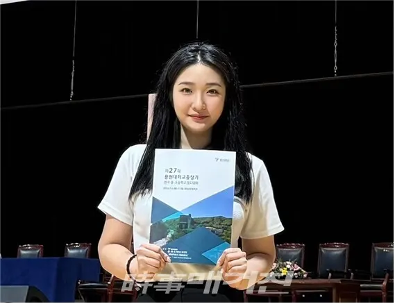 총장기대회를 준비한 검도전공생 조하늘양(사진_시사매거진)