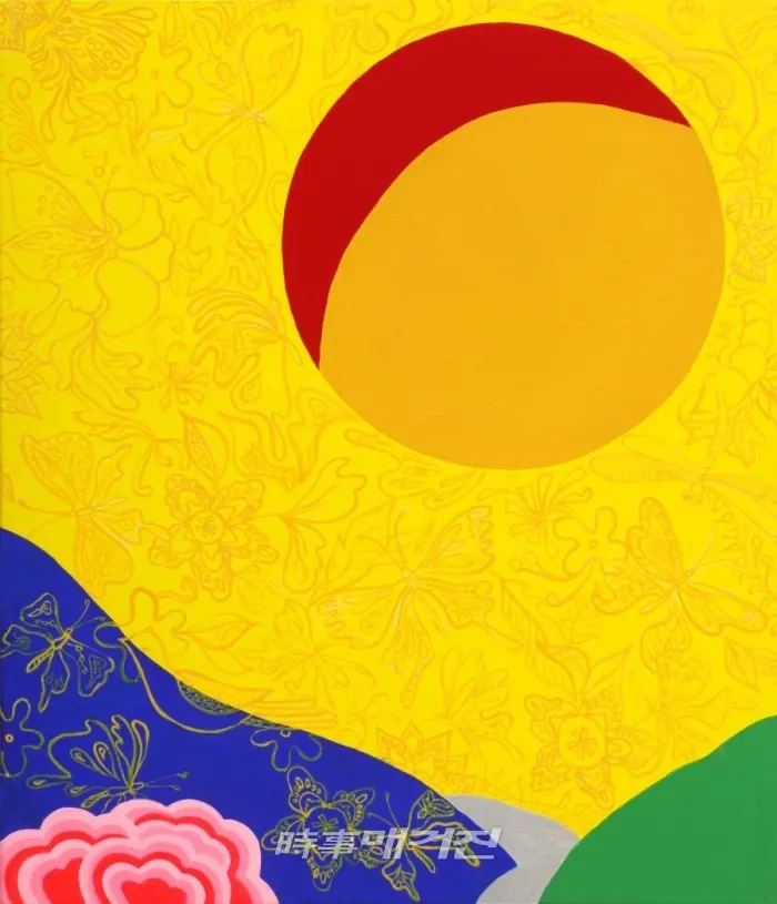 김성혜, 빛-Sonido 52Mixed Media 53X45.5cm