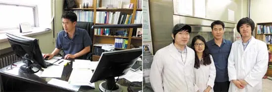 ▲ 많은 사람들이 암이라는 죽음의 늪에서 빠져나올 수 있도록 “세포 수준에서 암과 관련있는 효소를 표적으로하고 적은양으로 치료 및 진단을 가능하게 하는 물질을 개발할 것”이라고 포부를 밝힌 김해조 교수.
