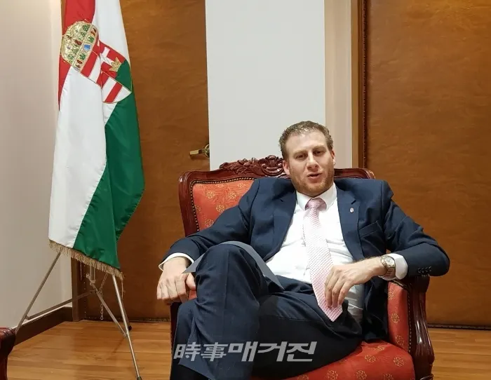 초머 모세(Mózes CSOMA) 주한 헝가리 대사(사진_김민수 기자)