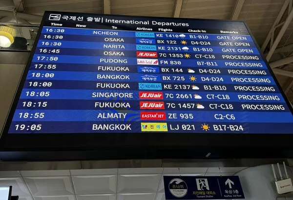 부산에서 출발하는 다양한 항공편들  (사진제공_한 카자흐스탄 대사관)
