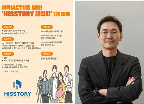 (히스토리벤처투자 공모전) (㈜만월회 박제영 대표)