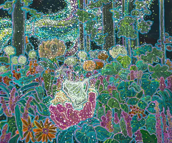 빛이 숨을 쉴 때 0809 oil on canvas 55x46cm 2024