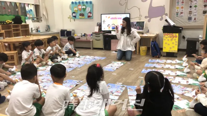 사진 코딩키즈의 '스택영어' 교육 현장 (제공_코딩키즈)