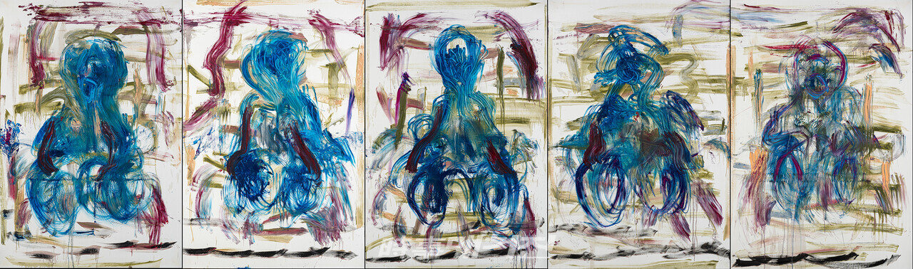 김상표_We Exist_캔버스에 유채_193.9×651.5cm_2022