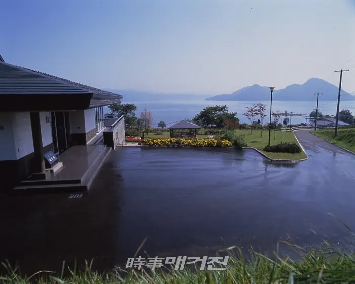 ▲ 도야건강관 및 도야호수 전경