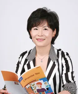 ▲ ‘모국어 습득방식’에 근거한 학습원리가 경쟁력이라는 (주)유니북스 오인숙 대표이사.