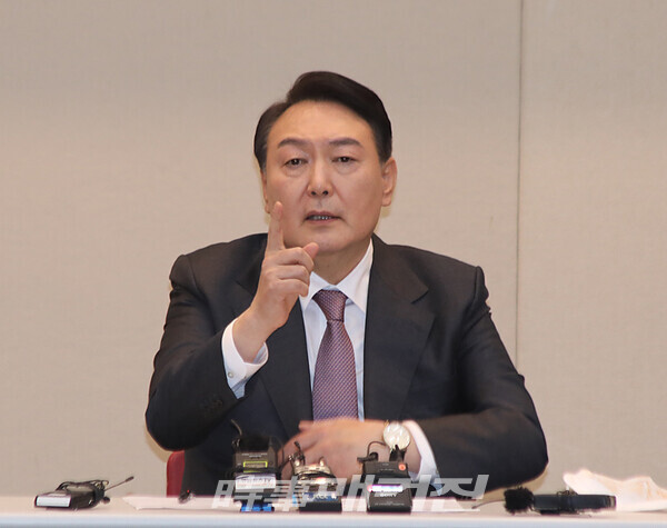 광주 지역 7대 공약 발표하는 윤석열 후보(사진_최윤규 기자)