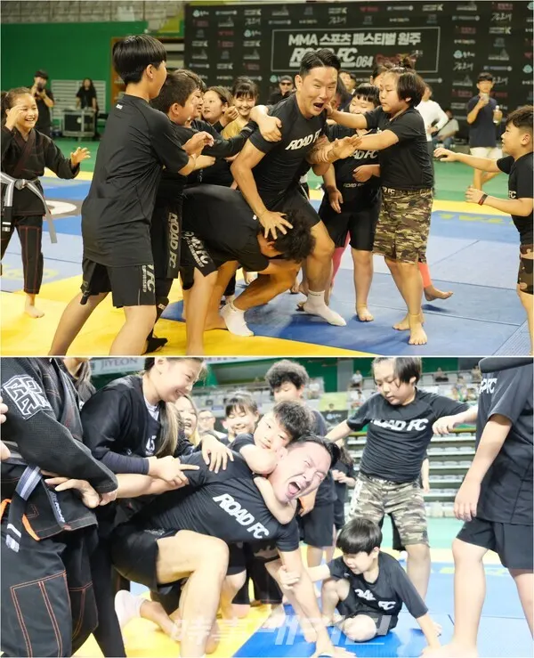 격투기 대축제는 남녀노소, 나이에 관계 없이 누구나 참가가 가능한 아마추어 대회다. 이번 대축제는 종합격투기, 입식격투기, 주짓수의 다양한 종목으로 진행됐다. 선수, 지도자, 가족들까지 약 1,000명의 사람들이 원주 종합체육관으로 모여 축제를 즐겼다. 윤형빈은 17 대 1의 대결을 펼치며 어린 아이들과 추억을 쌓았다. 권아솔, 김재훈, 박형근, 이정현이 현장을 방문하여 후배들을 응원하고, 함께 사진 촬영에도 임했다.