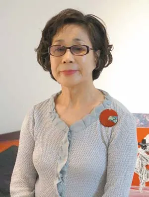 ▲ 제4회 한국나전칠기 기능경진대회에서 은상을 수상한 옥현숙 회장.