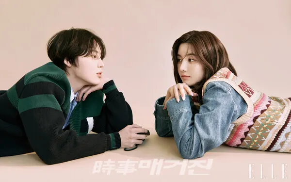 하성운, 권은비 (사진_엘르)