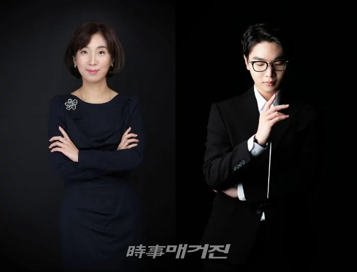 예술전문작가 전원경, 지휘자 최재혁 (사진제공=부천필하모닉오케스트라)