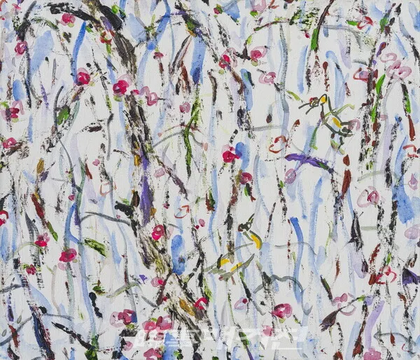 전정 박항환 화백의 작품, 53x46cm(사진_시사매거진)