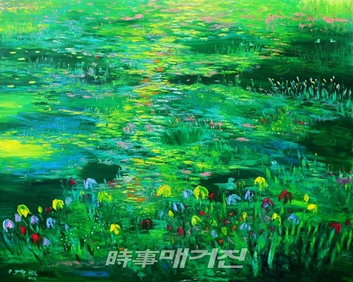 100호F 캔버스에 유채