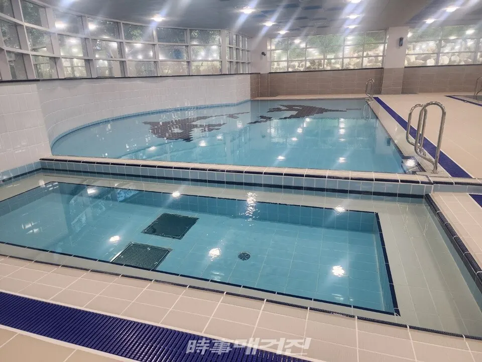 거제 반다비 체육센터 내부 전경.(사진_이창욱 기자)