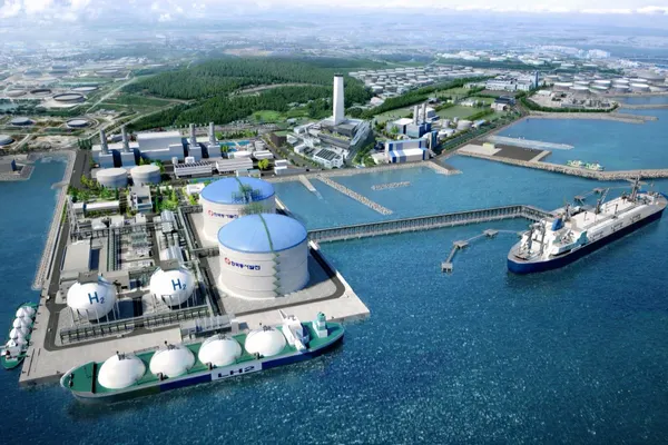 울산 청정연료 인수기지 및 울산 그린1복합(가칭) 조감도.(사진_동서발전)