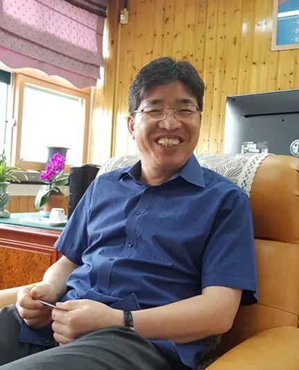 ▲ 전곡중학교 조기주 학교장