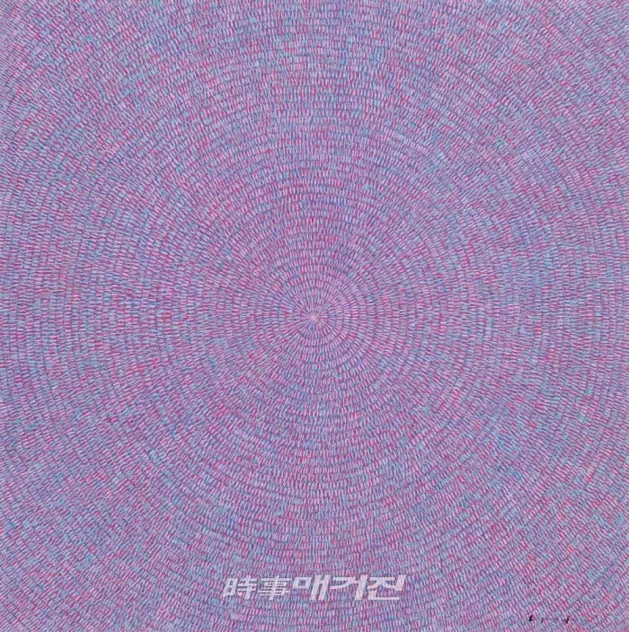생성과 소멸 181.3x181.3cm acrilyc on canvas 2018 (2)