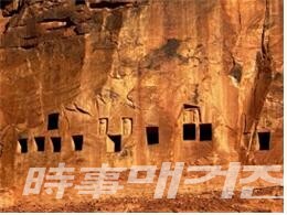 기원전 9~8세기의 다단(Dadan) 왕국과 기원전 5~2세기의 리얀(Lihyan) 왕국의 수도 다단 유적지.(사진_권석무 기자)