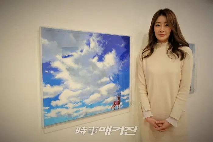 제1회 김라희 개인전 ‘사슴 그리고 절대순수! DEAR DEER전’ 김라희 작가 / 시사매거진 하명남 기자