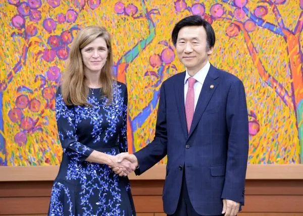 ▲ 출처 : 윤병세 외교장관, 사만사 파워 주유엔미국대사 면담