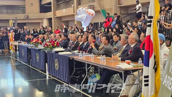 개회식 본부석 모습 (사진_이성만 기자)