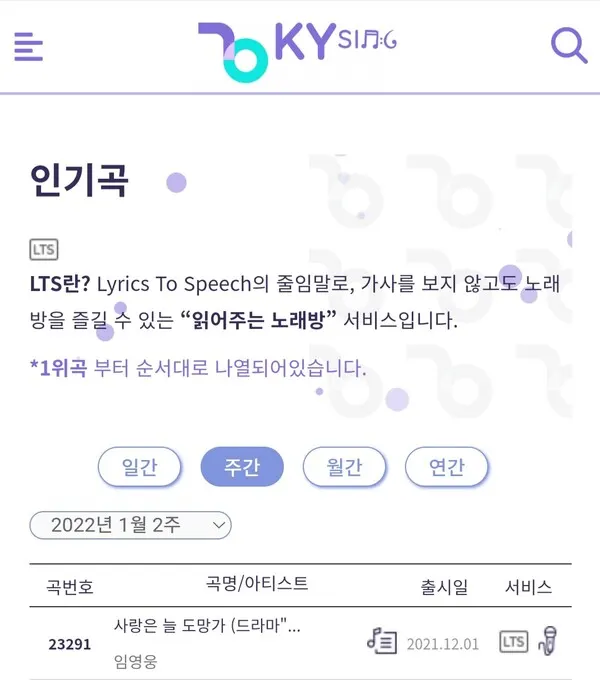 임영웅 '사랑은 늘 도망가'