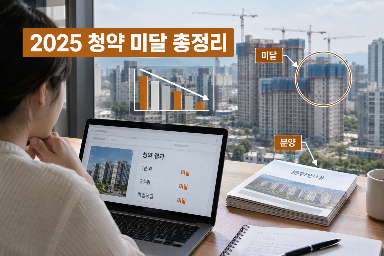 아파트 청약과 분양의 구조, 순위와 가점 산정 원리, 공식 창구 확인 절차를 정리한 리서치 콘텐츠