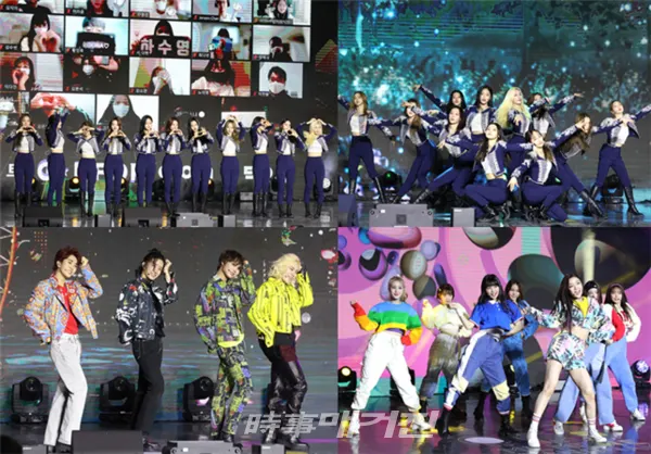 이달의 소녀와 위클리, 뉴키드가 오는 22일 '2021 온택트 G-KPOP 콘서트'를 통해 전세계 팬들과 만난다.