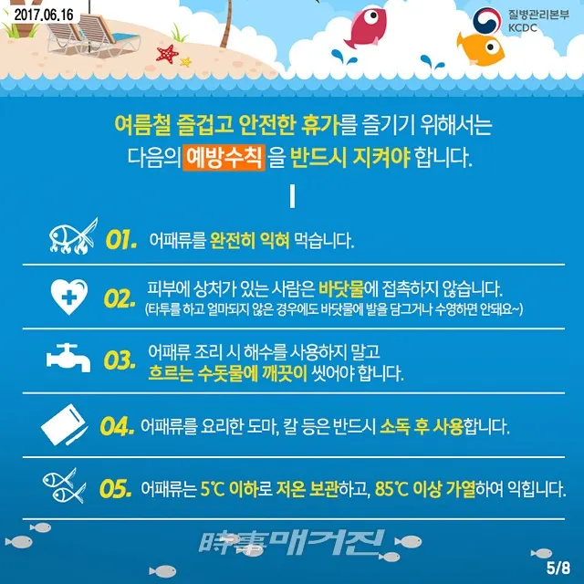 목포시(시장 김종식)는 올해 전남에서 비브리오패혈증 첫 환자가 발생하여 사망함에 따라 비브리오패혈증 예방을 위해 각별한 주의와 관심을 가져줄 것을 당부했다.(사진_목포시청)