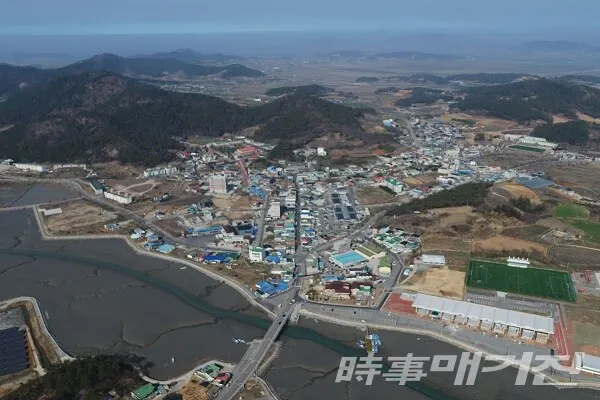 신안군 지도읍 드론사진/사진=신안군청 제공