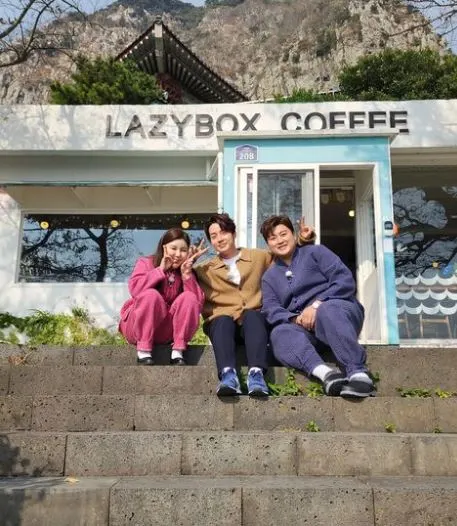 송가인, 허경환, 김호중 (사진=허경환 인스타그램)