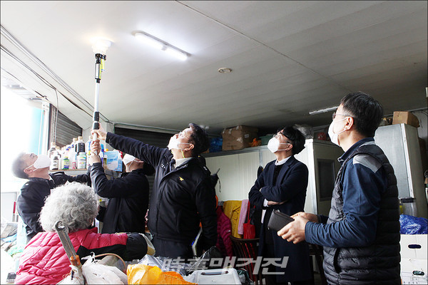 광주 남부소방서, 전통시장 화재알림시설 운영(사진_광주 남부소방서)